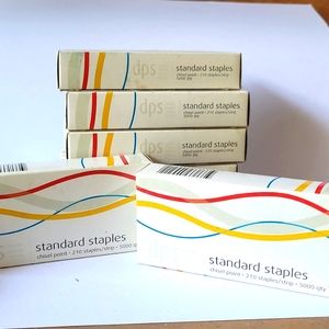 DPS 50,000 Staples, Standard 1/4 Inch Length and 210 Staples per Strip 7 boxs